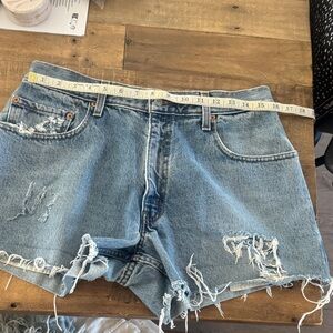 Levi’s Distressed Denim Women Shorts